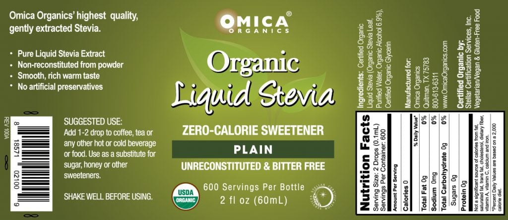 Liquid Stevia - Plain, Organic (1.85 fl oz) 3