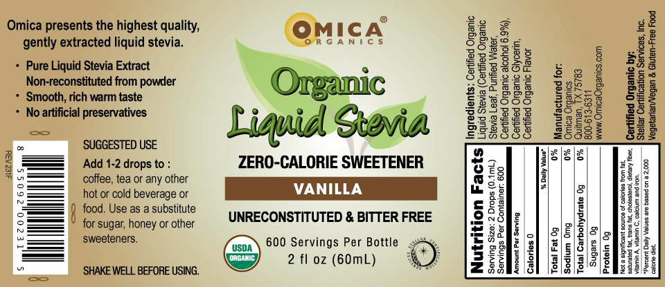 Liquid Stevia - Vanilla, Organic (1.85 fl oz) 4