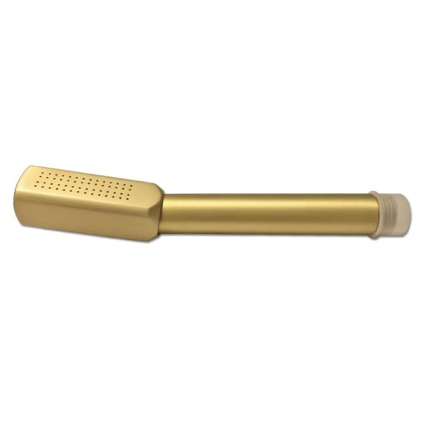 Solid Brass Angled Hand-Held Shower Head (Natural Brass Finish) 1