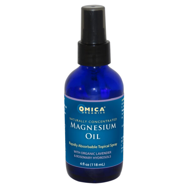 Magnesium Oil Spray - with Organic Lavender and Rosemary Hydrosol (4 fl oz) 1