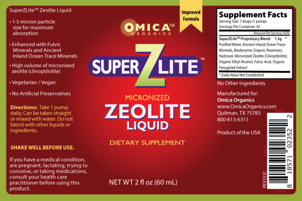 SuperZLite Liquid Zeolite (2 fl oz / 60 mL) 2