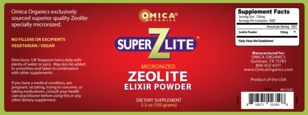 SuperZLite Micronized Zeolite Elixir Powder (5.3 oz / 150 g) 2