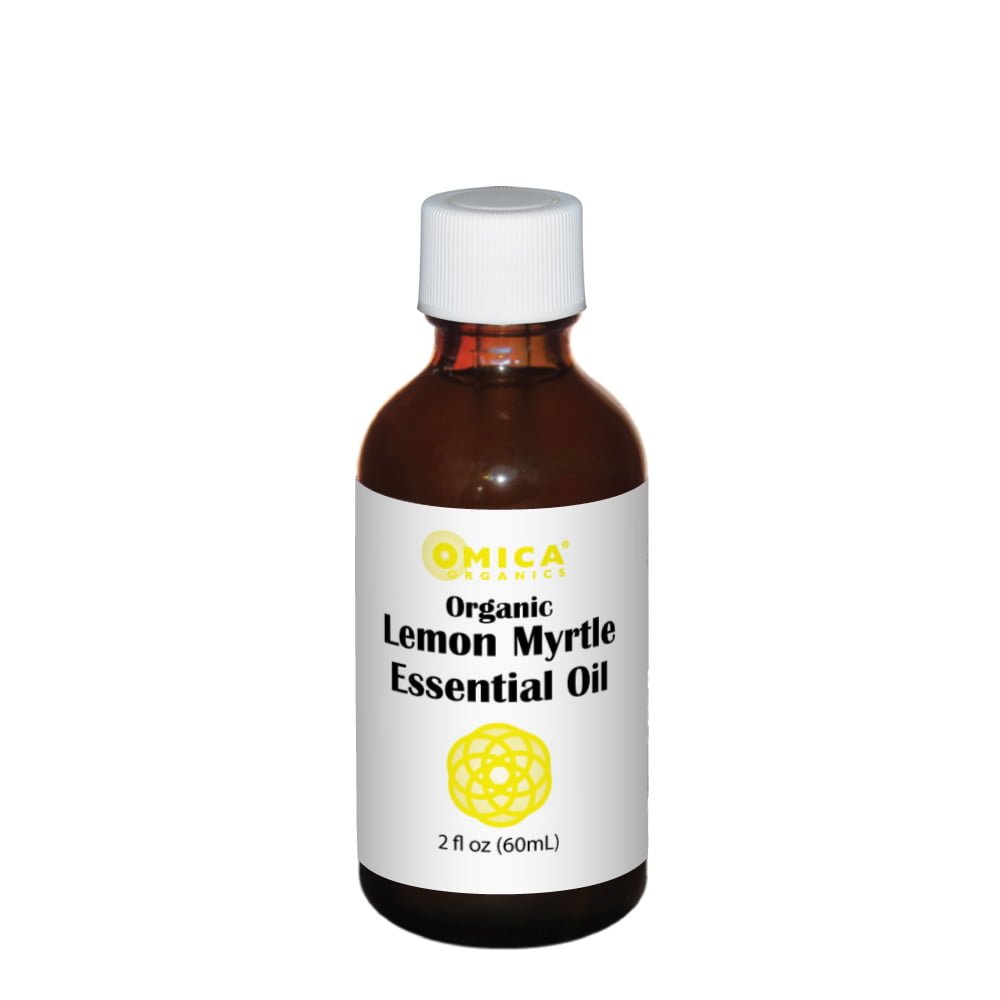 Lemon Myrtle Essential Oil, Organic (2 fl oz) - Omica ...