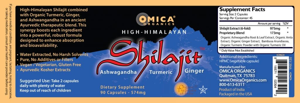 High Himalayan Shilajit Ayurvedic Formula (90 Capsules) 3