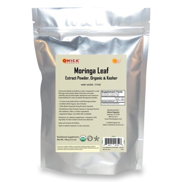 Moringa Leaf Extract Powder (100 g / 3.5 oz) 2