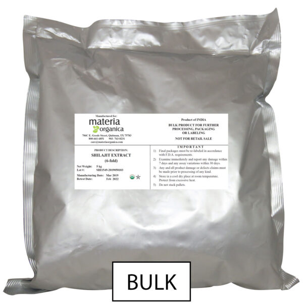 High Himalayan Shilajit Powder, Kosher (5 k) bulk 1