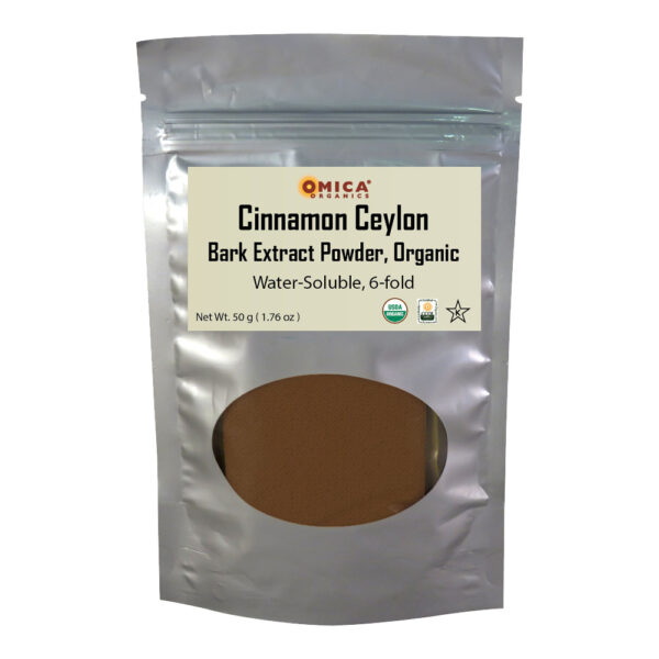Ceylon Cinnamon Bark Extract Powder, Organic, Kosher (50 g / 3.5 oz) 1
