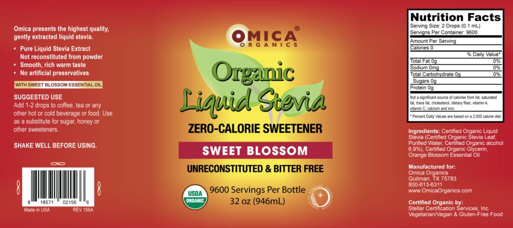 Liquid Stevia - Sweet Blossom, Organic (32 fl oz) ** 3