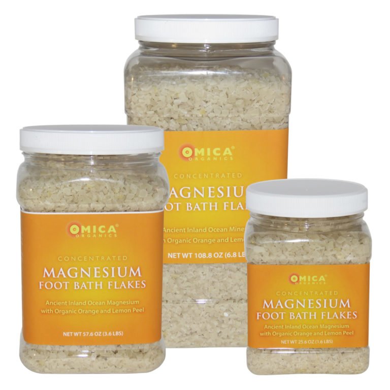 Magnesium Flakes with Organic Orange & Lemon Peel (1.6 lb, 3.6 lb, 6.8