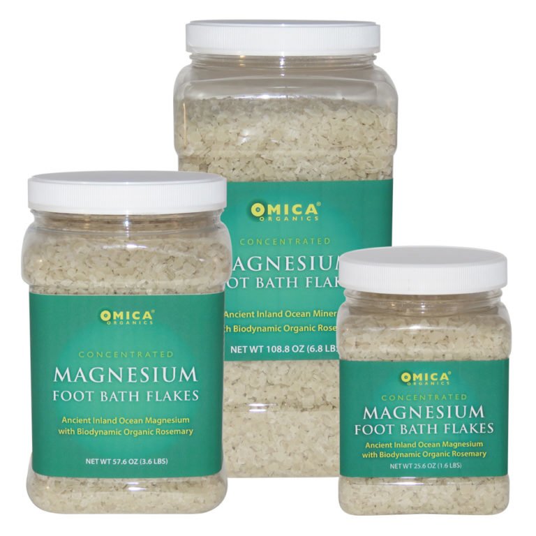 Magnesium Flakes with Biodynamic Organic Rosemary (1.6 lb, 3.6 lb, 6.8