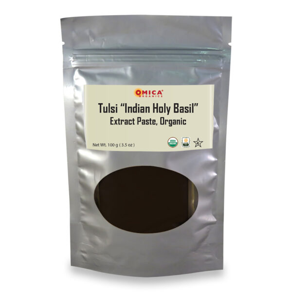 Tulsi "Indian Holy Basil" Powder, Organic & Kosher (100 g / 3.5 oz) 1