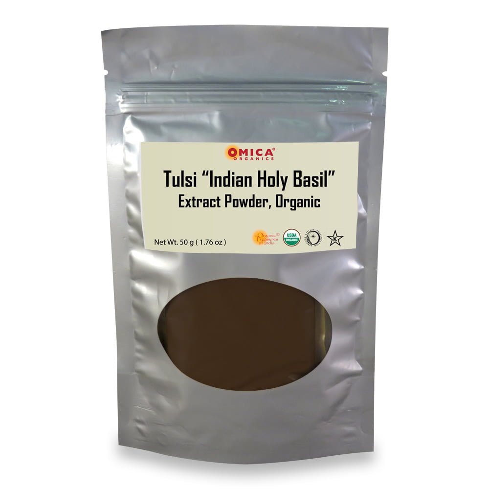 Tulsi "Indian Holy Basil" Powder, Organic & Kosher (100 g / 3.5 oz) 2