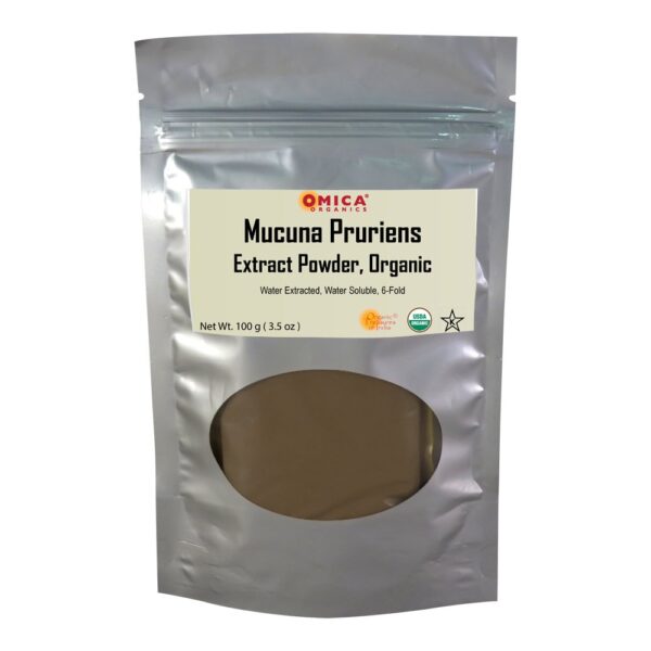 Mucuna Pruriens Extract Powder, Organic, Kosher (100 g / 3.5 oz) 1