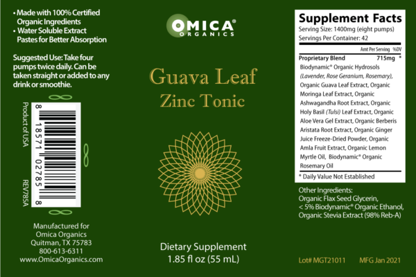 Guava Leaf Zinc Tonic (60 ml) 2