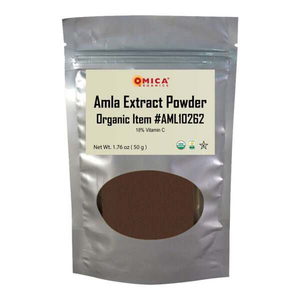 Amla Extract Powder, 18% Vitamin C, Organic Item #AML10262 (1.76 oz / 50 g) 1