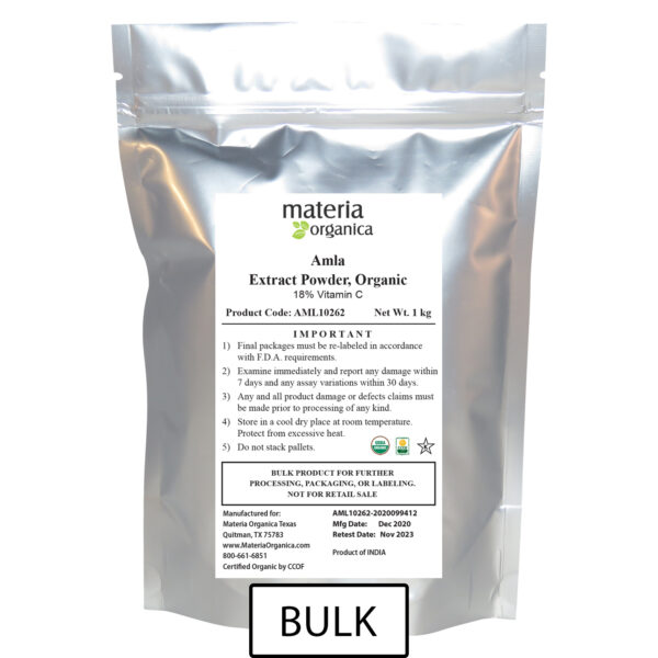 Amla Extract Powder, 18% Vitamin C, Organic Item #AML10262 (1 k) bulk 2