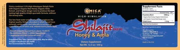 High Himalayan Shilajit Paste with Honey & Amla (12 oz / 350 g) - Image 3